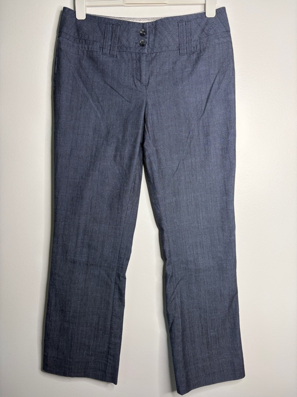 Maurices Classic Navy Straight-Leg Dress Pants Size 9/10